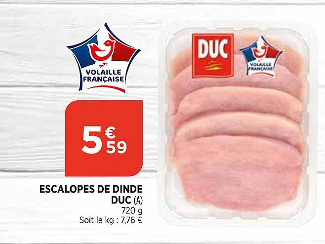 Escalopes De Dinde Duc