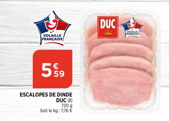 Escalopes De Dinde Duc