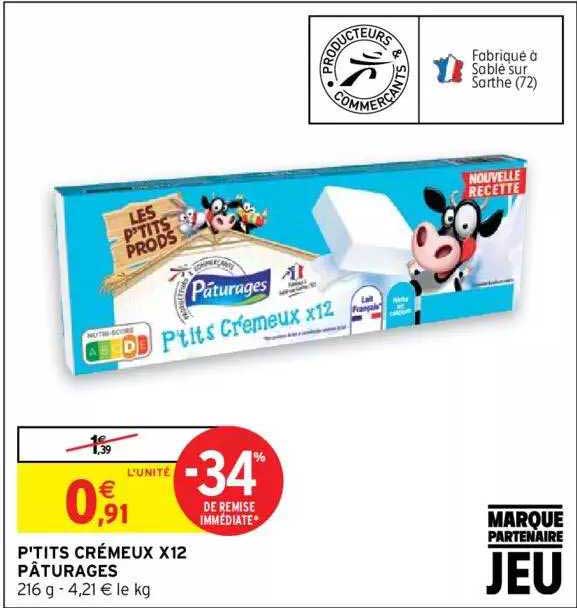 p'tits crémeux x12 pâturages