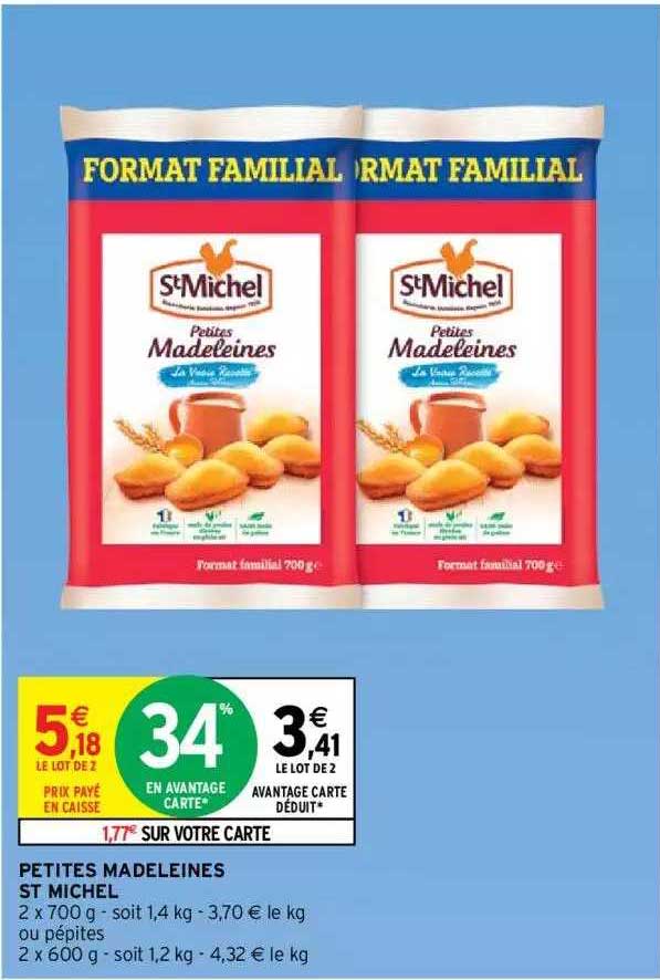 petites madeleines st michel