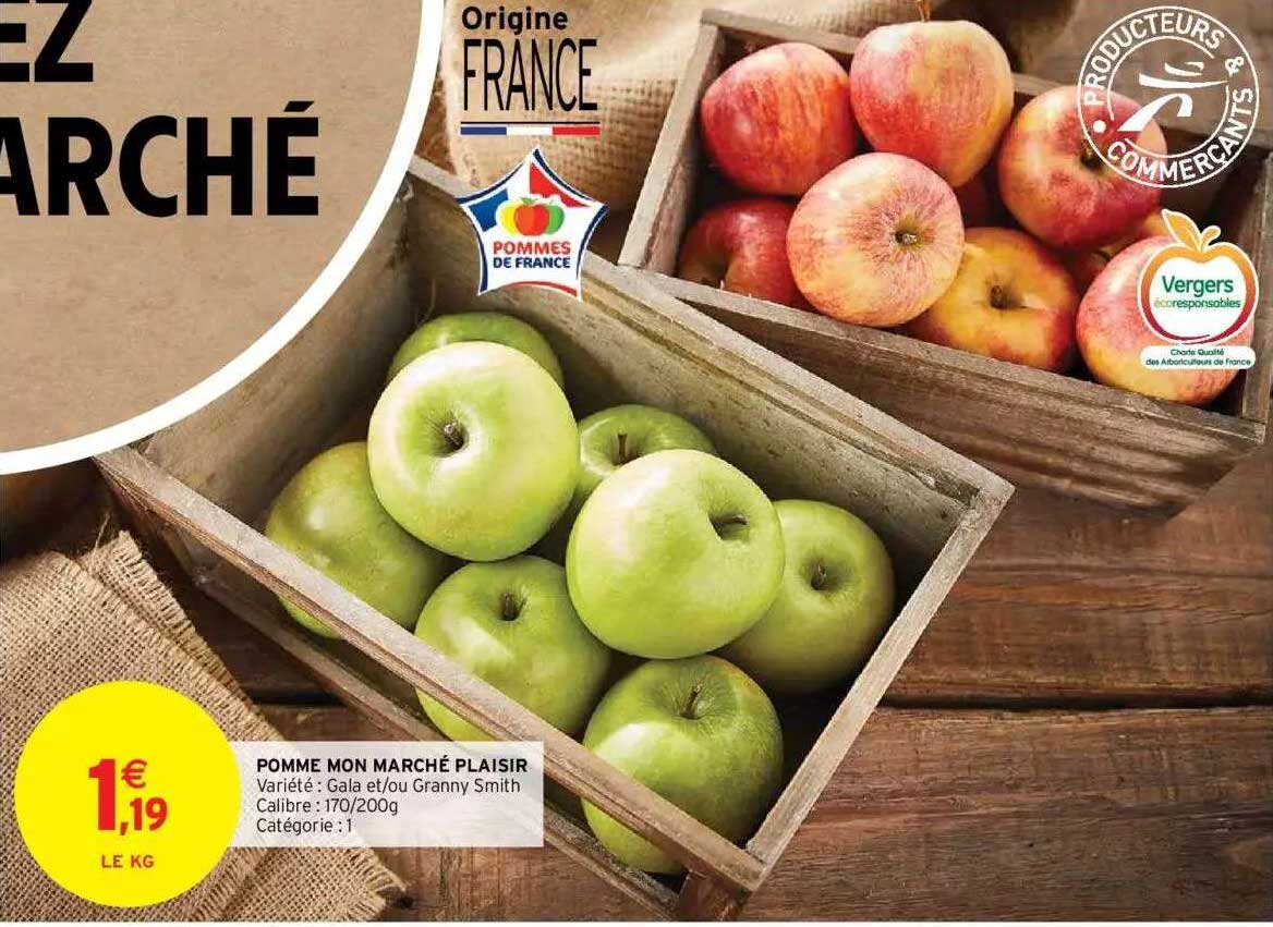 pomme mon marché plaisir