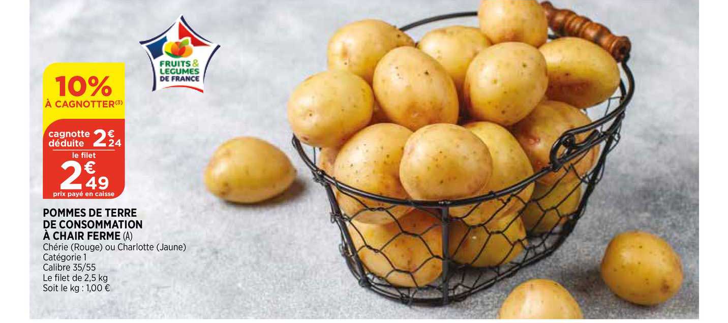 Pommes De Terre De Consommation à Chair Ferme