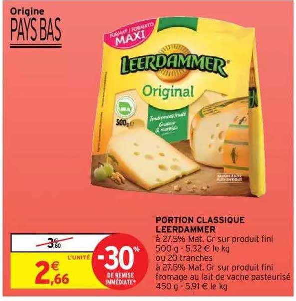 Portion Classique Leerdammer