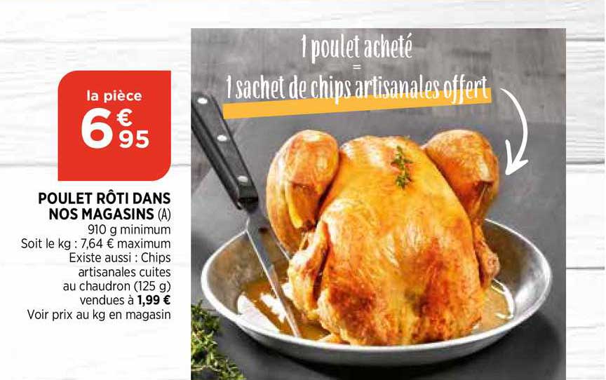 Poulet Rôti Dans Nos Magasins