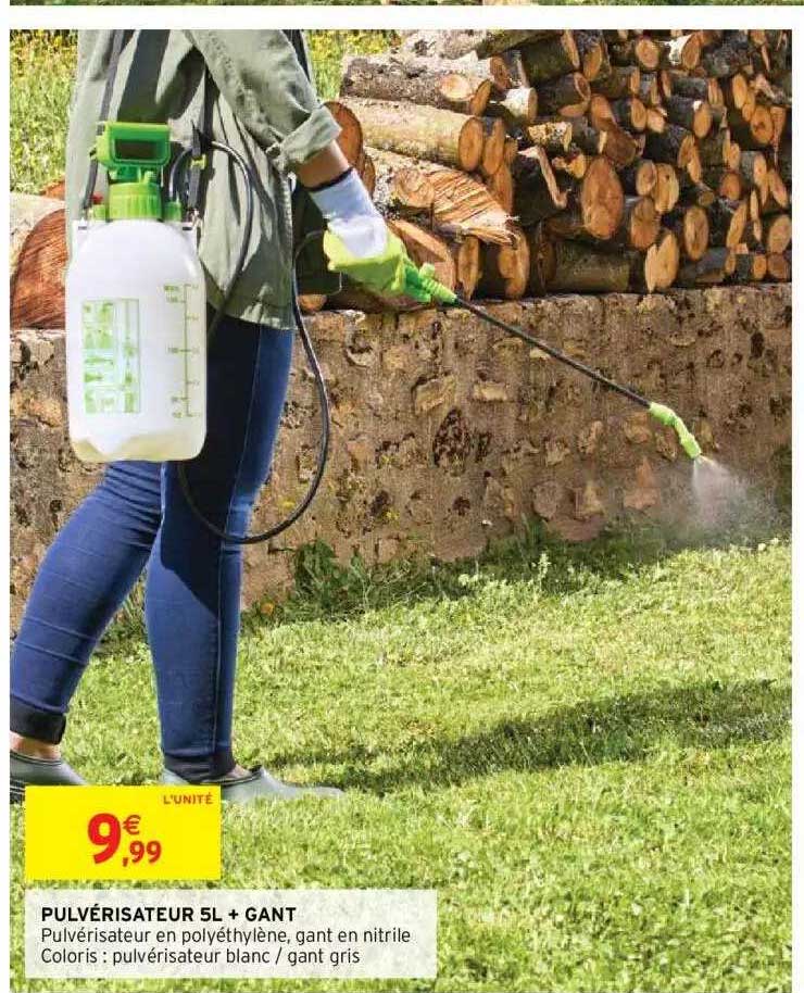 Pulvérisateur 5l + Gant