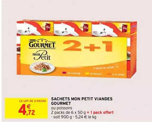 sachets mon petit viandes gourmet