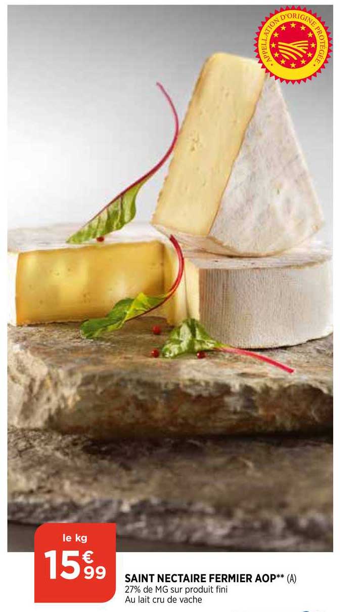 saint nectaire fermier aop