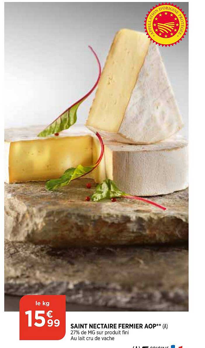 saint nectaire fermier aop