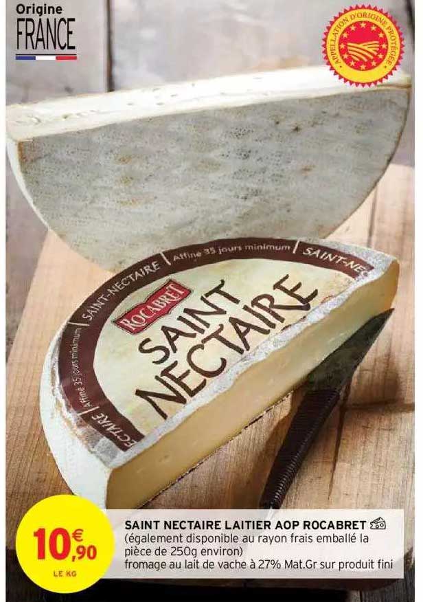 saint nectaire laitier aop rocabret