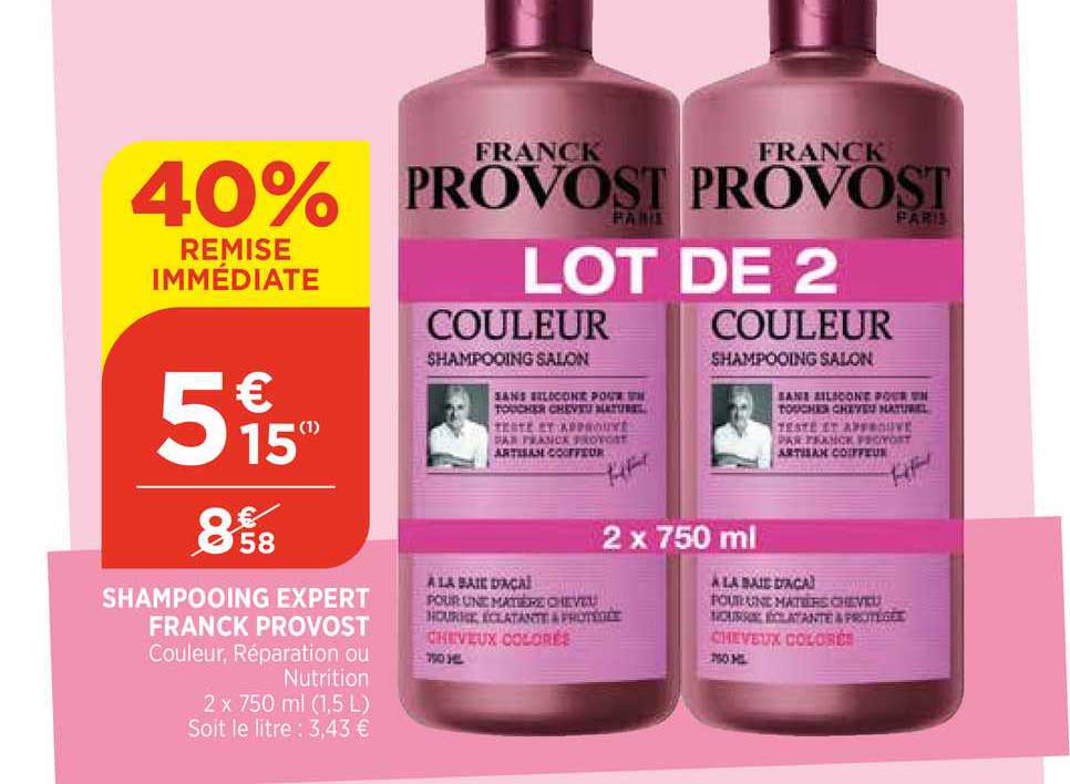 shampooing expert franck provost