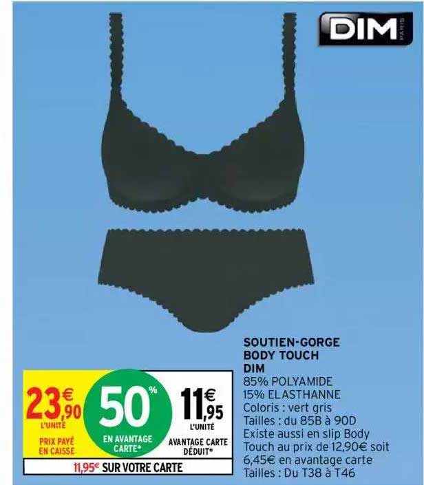 soutien-gorge body touch dim