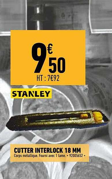 cutter interlock 18 mm stanley