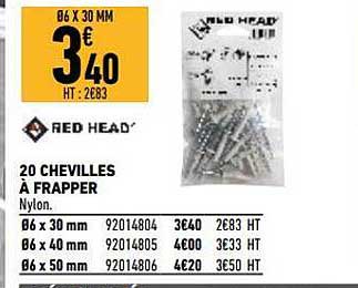 20 chevilles à frapper