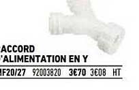 accord d'alimentatioin en y