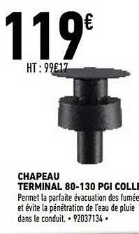 chapeau terminal 80-130 pgi collier