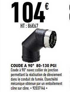 coude à 90° 80-130 pgi