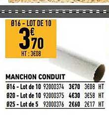 Manchon Conduit