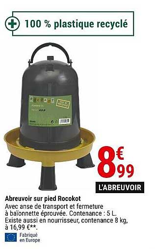 abreuvoir sur pied rocokot