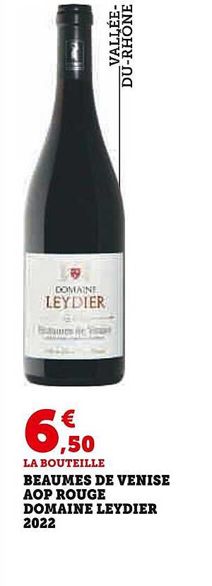 Beaumes De Venise Aop Rouge Domaine Leydier 2022
