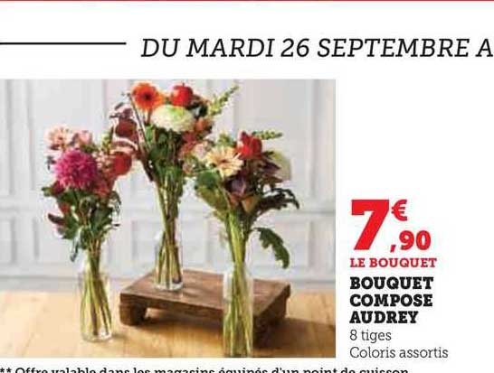 bouquet composé audrey