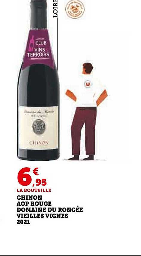 chinon aop rouge domaine du roncée vieilles vignes 2021