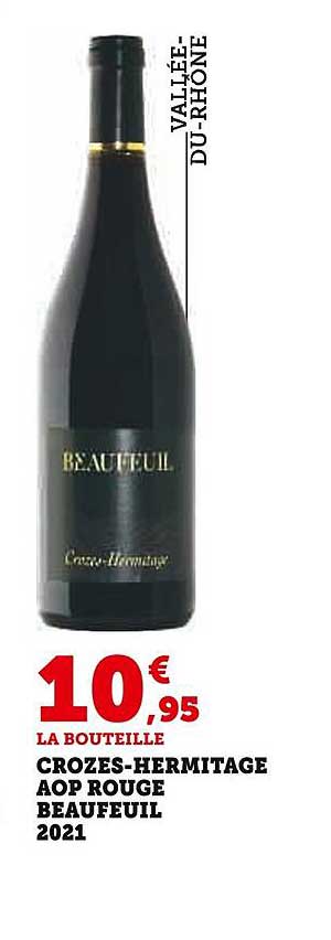 crozes-hermitage aop rouge beaufeuil 2021