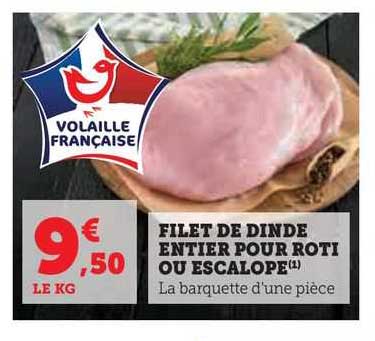 Filet De Dinde Entier Pour Rôti Ou Escalope