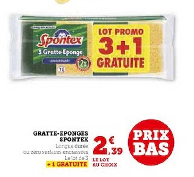 Gratte-éponges Spontex