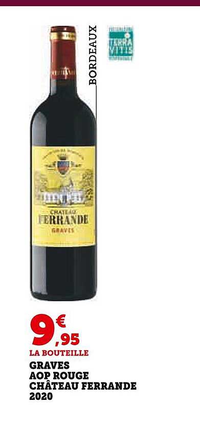 graves aop rouge château ferrande 2020