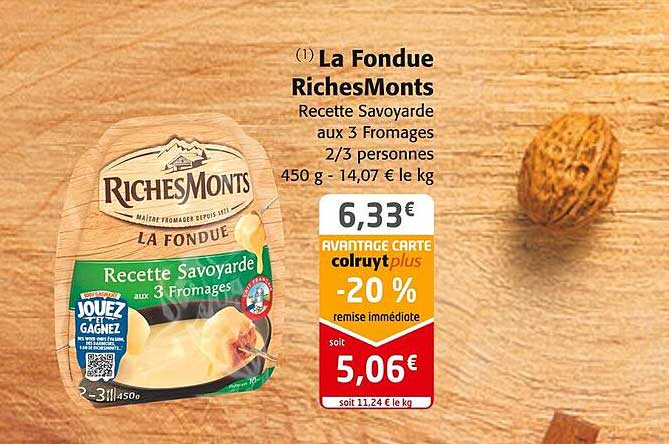 la fondue riches monts