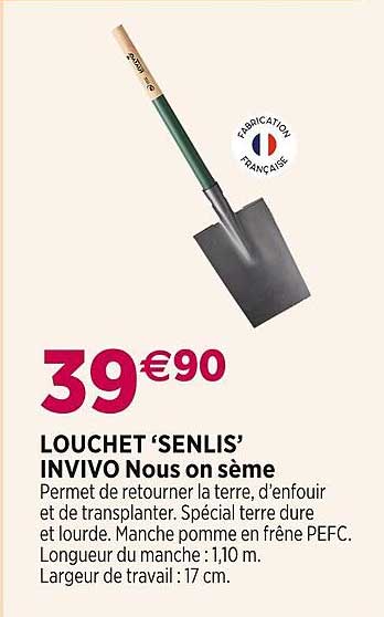 louchet 'senlis' invivo nous on sème