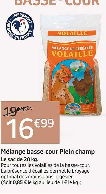 mélange basse-cour plein champ