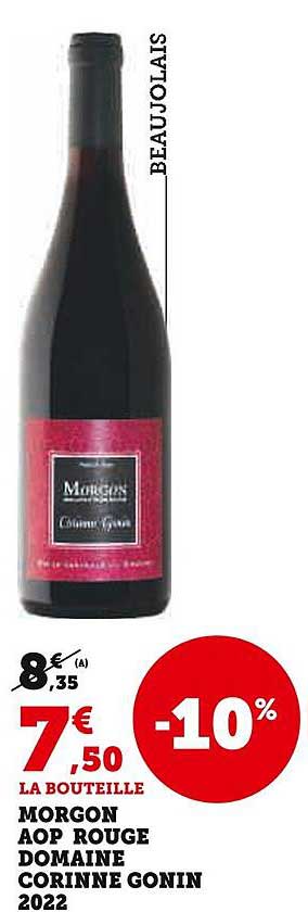 morgon aop rouge domaine corinne gonin 2022