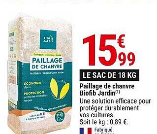 Paillage De Chanvre Biofib Jardin