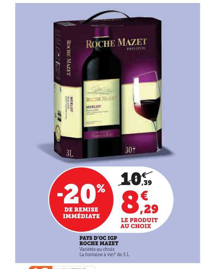 pays d'oc igp roche mazet