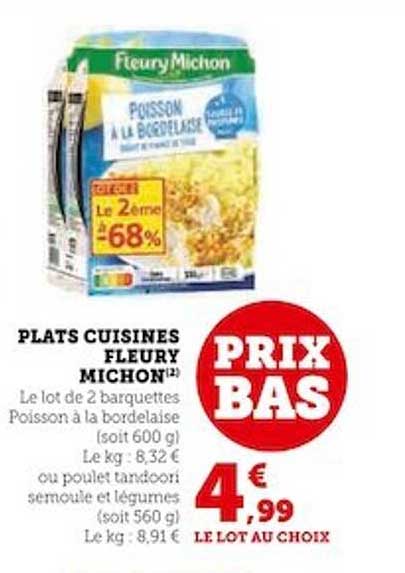 plats cuisinés fleury michon