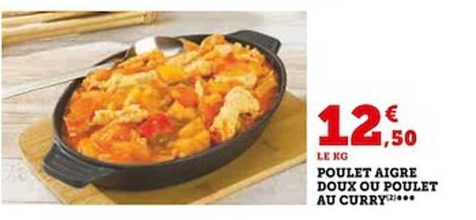 poulet aigre doux ou poulet au curry