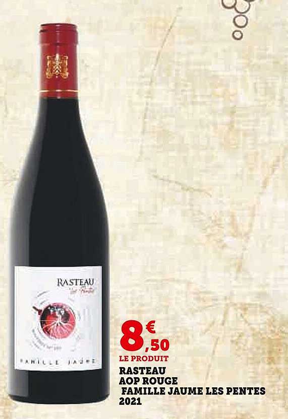 rasteau aop rouge famille jaume les pentes 2021