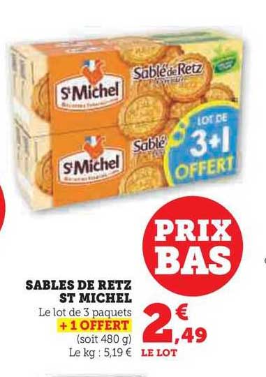 sablés de retz st michel