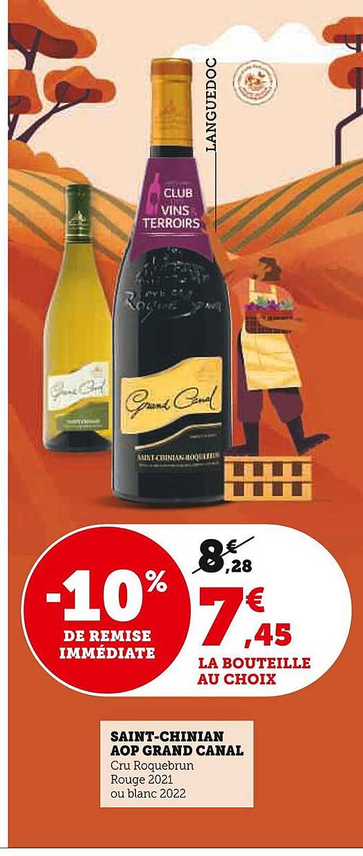 saint-chinian aop grand canal