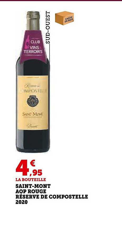 saint-mont aop rouge réserve de compostelle 2020