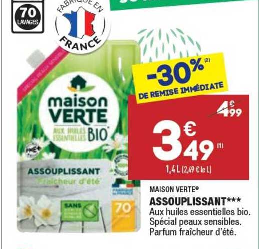 Assouplissant Maison Verte®