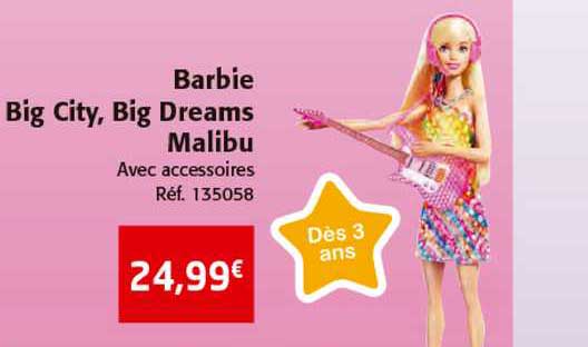 barbie big city, big dreams malibu