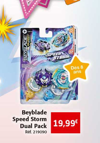 beyblade speed storm dual pack
