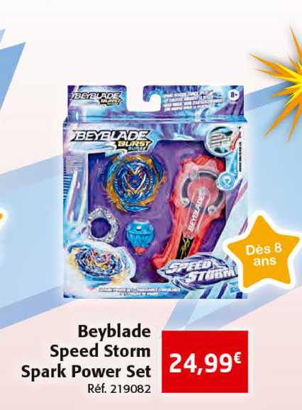 beyblade speed storm spark tower set