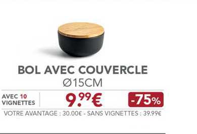 bol avec couvercle ø15 cm