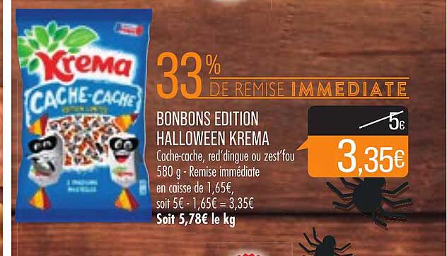 Bonbons édition Halloween Krema