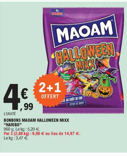 bonbons maoam halloween mixx "haribo"
