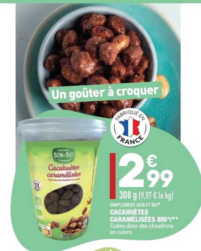 Cacahuètes Caramélisées Bio Simplement Bon Et Bio®