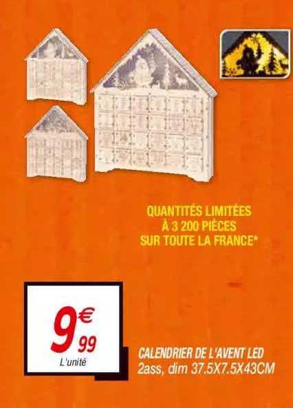 calendrier de l'avent led